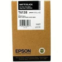 CARTUTX EPSON MATTE BLACK T6138