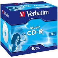 CD-R MUSIC VERBATIM 80 MIN. 43364