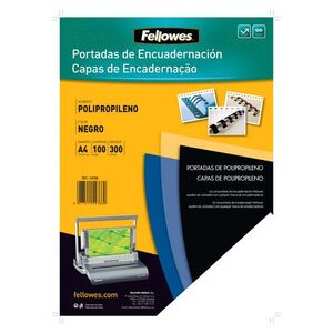 TAPA FELLOWES PP A-4 0.5 MM. TRANSPARENT -P.100- 54770.100