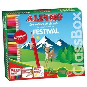 LLAPIS ALPINO FESTIVAL CLASS BOX 12 COLORS X  24 UNITATS C0139992