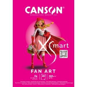 BLOC CANSON XS SMART FAN ART A-4 C32250P001