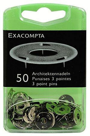 XINXETES EXACOMPTA 3 PUNTES -C.50- 14761
