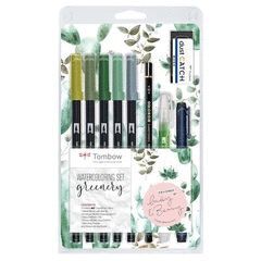 LETTERING TOMBOW SET GREENERY WCS.GR