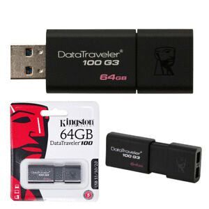 MEMORIA KINGSTON USB DATA TRAVELER 100 64 GB DT100G3.64GB