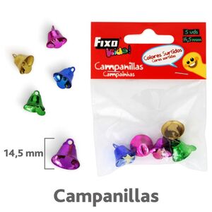 CAMPANETES FIXO COLORS -PACK DE 5- 68085299