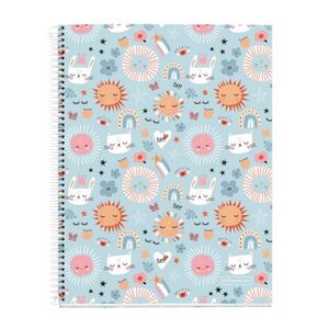 NOTE BOOK M.RIUS 4 COLORS A4 SUN VIBES