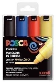 RETOLADOR UNI POSCA PC-7M -CAPSA DE 4- 34678