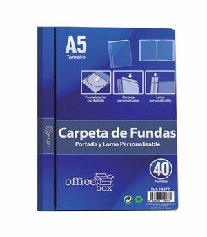 CARPETA OFFICE BOX DE 40 FUNDES DIN A-5 14477
