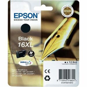 CARTUTX EPSON 16XL NEGRE T1631 500 PAGS.
