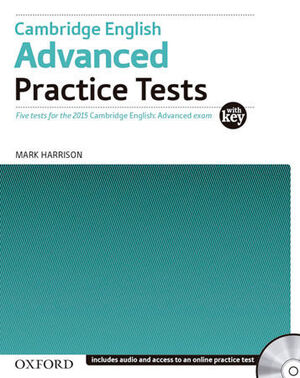 CAMBRIDGE ENGLISH ADVANCED PRACTICE TEST WITH KEY EXAM PACK 3RD EDITION