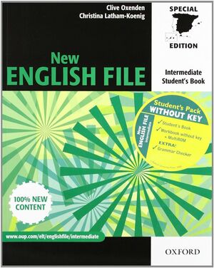 NEW ENGLISH FILE INTERMEDIATE. STUDENT'S BOOK AND WORKBOOK WITHOUT KEY MULTI-ROM