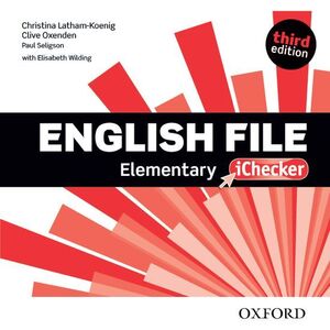 ENGLISH FILE 3RD EDITION ELEMENTARY. WORKBOOK WITH KEY AND ICHECKER