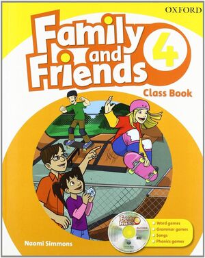 FAMILY & FRIENDS 4. CLASS BOOK AND MULTI-ROM PACK