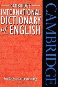 DICTIONARY INTERNATIONAL OF ENGLISH CAMB