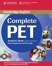 COMPLETE PET STUDENTS WITH CD ROM