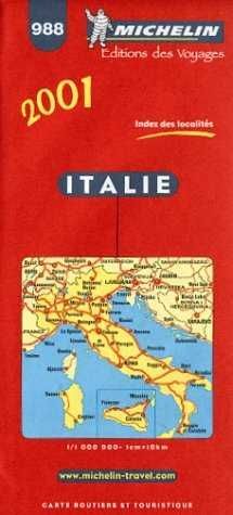 MAPA ITALIA 988 MICHELIN 2001