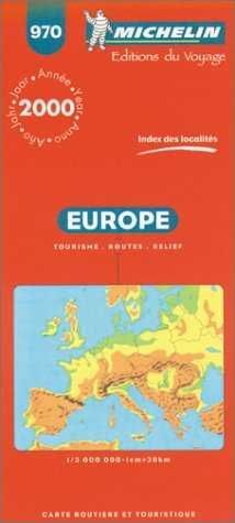 MAPA EUROPA MICHELIN 2000