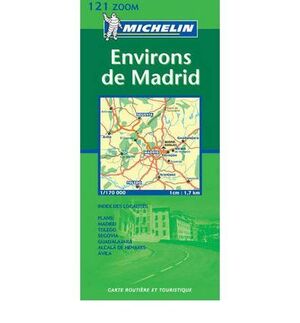 MAPA 121 ZOOM ALREDEDORES DE MADRID