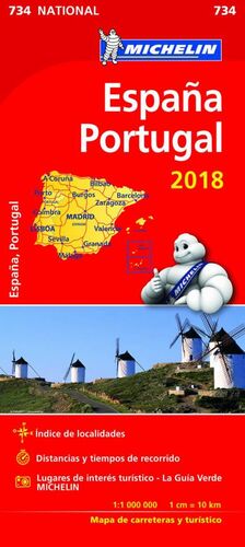 MAPA NATIONAL ESPAÑA - PORTUGAL 2018