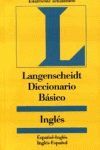 DICCIONARIO LANGENSCHEIDT BASICO INGLES ESPAÑOL ESPAÑOL INGLES