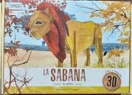 LA SABANA. LEON. ANIMALES. CON MAQUETA 3D. ILUSTRADO (ESPAÑOL)
