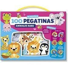 MALETIN 100 PEGATINAS - ANIMALES BABY