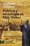 POLITICA Y SOCIOLOGIA EN MAX WEBER