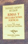 RIMAS Y DECLARACIONES POÉTICAS