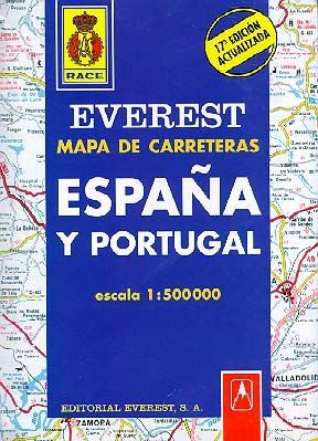 MAPA CARRETERAS ESPA±A-PORTUGAL, ESCALA 1:500.000 [MATERIAL CARTOGRÁFI