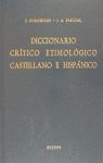DICCIONARIO CRITICO ETIMOLOGICO CASTELLANO E HISPANICO CE-F