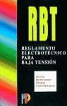 RBT.REGLAMENTO ELECTROTECNICO PARA BAJA TENSION