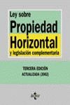 LEY SOBRE PROPIEDAD HORIZONTAL -2002-