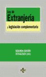 LEY DE EXTRANGERIA Y LEGISLACION COMPLEMENTARIA