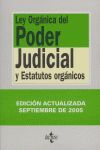 LEY ORGANICA DEL PODER JUDICIAL Y ESTUTOS ORGANICOS