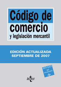 CÓDIGO DE COMERCIO Y LEGISLACIÓN MERCANTIL