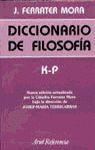 DICCIONARIO DE FILOSOFIA K-P