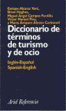 DICCIONARIO DE TERMINOS DE TURISMO Y DE OCIO