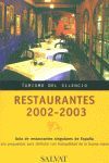RESTAURANTES 2002-2003 TURISMO DEL SILENCIO