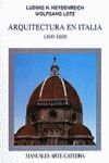 ARQUITECTUTA EN ITALIA 1400-1600