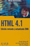 HTML 4.1 MANUAL IMPRESCINDIBLE