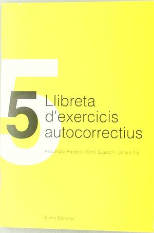 LLIBRETA DªEXERCICIS AUTOCORRECTIUS, 5
