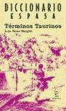 DICCIONARIO TERMINOS TAURINOS