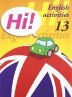 HI ENGLISH ACTIVITIES 13