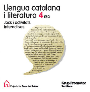 LLENGUA I LITERATURA 4 ESO + CD CATALAN GRUP PROMOTOR