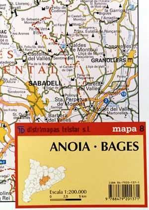 MAPA 8 [MATERIAL CARTOGR-FICO] ANOIA BAGES