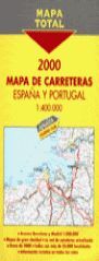 MAPA TOTAL DE CARRETERAS ESPAÑA Y POTUGAL 2000