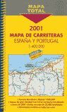 MAPA DE CARRETERAS ESPAÑA Y PORTUGAL 2001