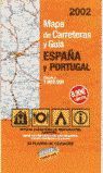 MAPA DE CARRETERAS Y GUIA ESPAÑA Y PORTUGAL 2002