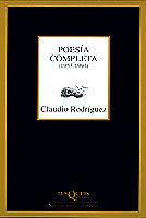 POESIA COMPLETA 1953-1991 CLAUDIO RODRIGUEZ