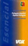 DICCIONARIO ESENCIAL PORTUGUAS-ESPAÑOL, ESPAÑOL-PORTUGUAS